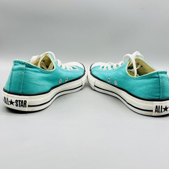 Converse Shoes Womens 8 Blue Canvas Chuck Taylor All Star Low Top Casual Sneaker - Picture 6 of 11